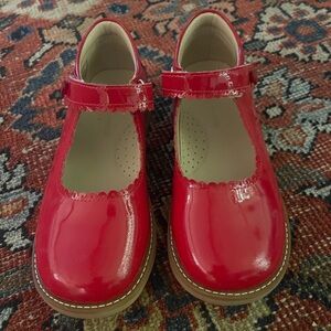 Elephantino Red Patent Leather Kids Shoes